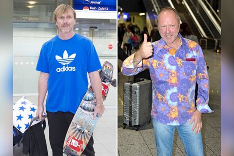 Dschungelcamp-Bewohner Ansgar Brinkmann und Markus Reinecke