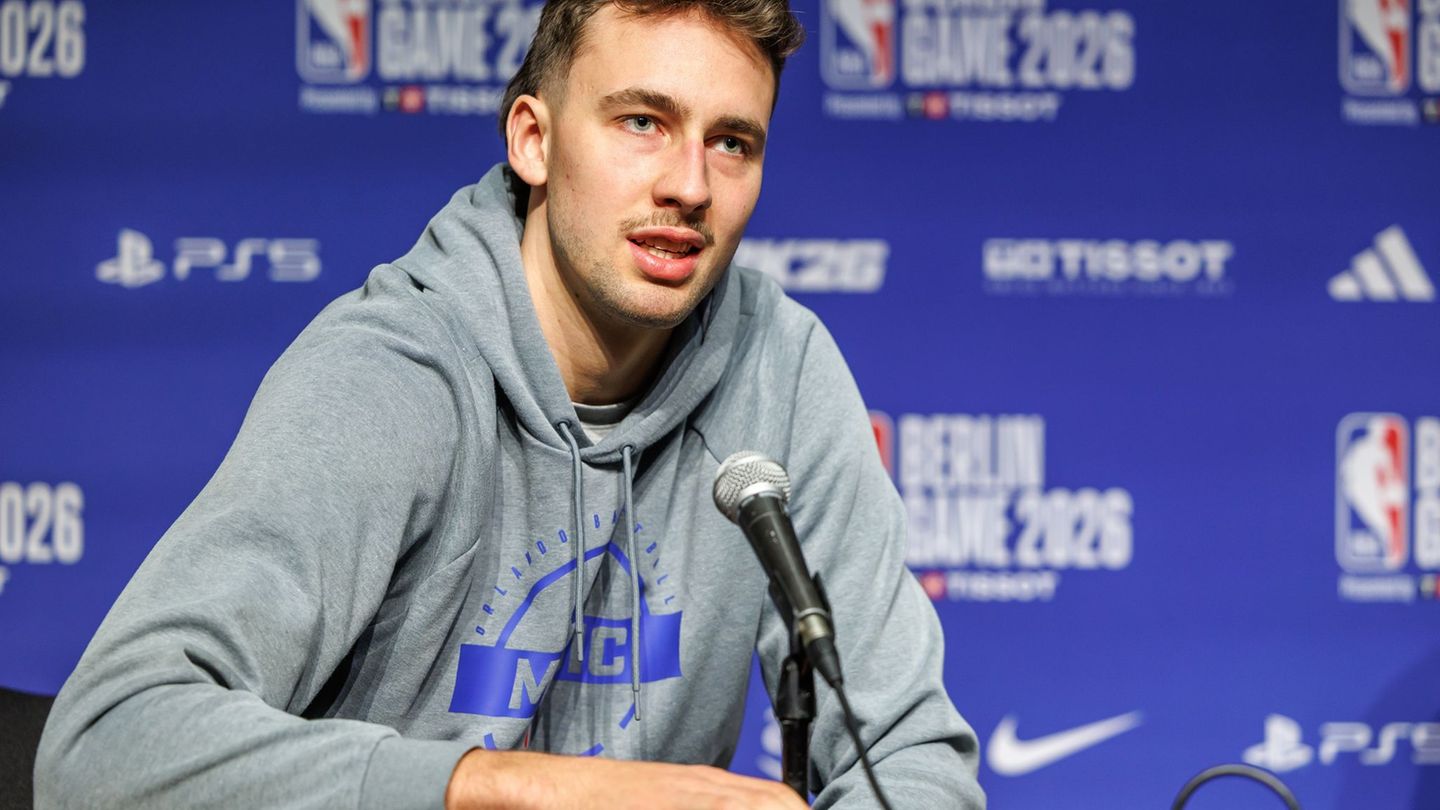 Will am Donnerstag in Berlin dabei sein: Basketball-Star Franz Wagner. Foto: Andreas Gora/dpa