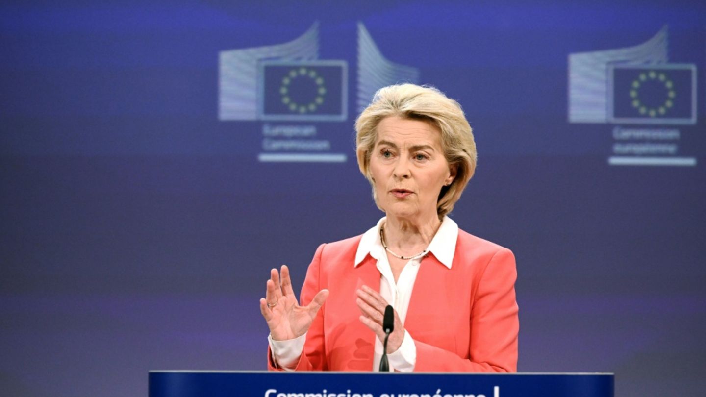Von der Leyen am Mittwoch in Brüssel