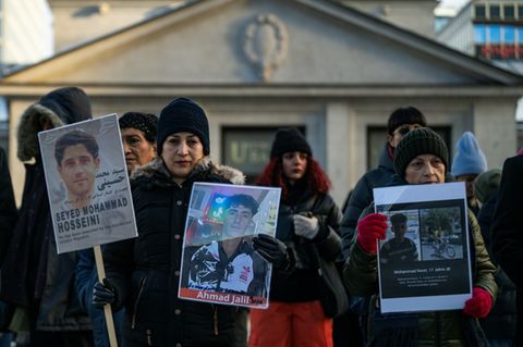Demonstration gegen die iranische