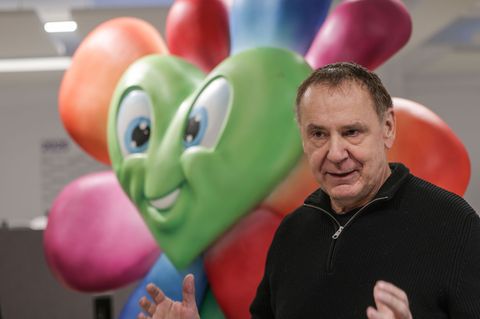 Schuf das Maskottchen der Landesgartenschau: Jacques Tilly Foto: Oliver Berg/dpa