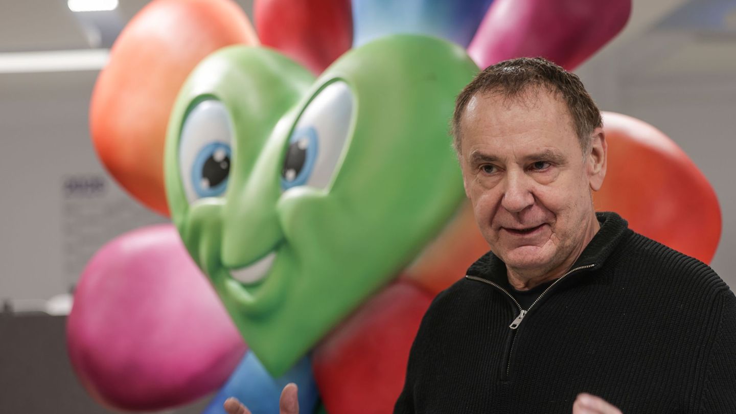 Schuf das Maskottchen der Landesgartenschau: Jacques Tilly Foto: Oliver Berg/dpa