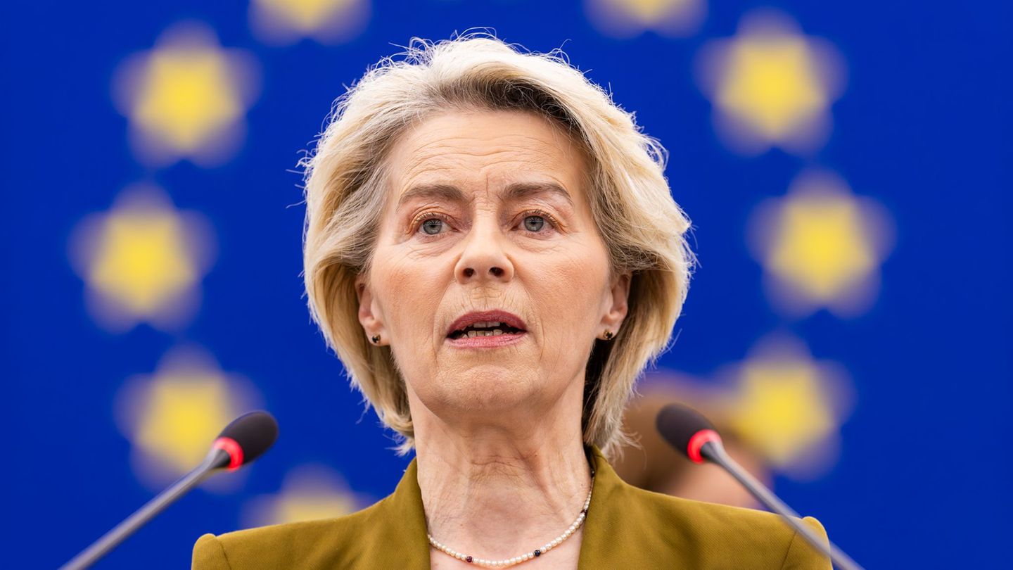 Vorherige Misstrauensanträge gegen Ursula von der Leyens EU-Kommission scheiterten deutlich. (Archivbild) Foto: Philipp von Ditf