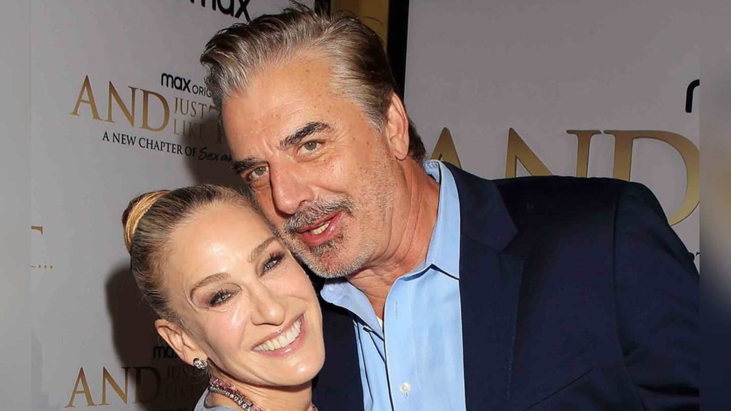 Sarah Jessica Parker und Chris Noth 2021 bei der "And Just Like That..."-Premiere in New York.
