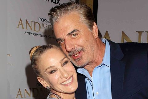 Sarah Jessica Parker und Chris Noth 2021 bei der "And Just Like That..."-Premiere in New York.