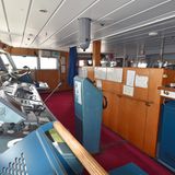 Schiffsbrücke im Stil der 1970er Jahre