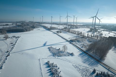 2025 zweitbestes Jahr bei Ausbau von Windrädern an Land Foto: Thomas Frey/dpa