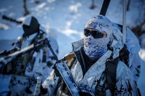 Deutsche Soldaten bei der Übung "Nordic Response" im Jahr 2024