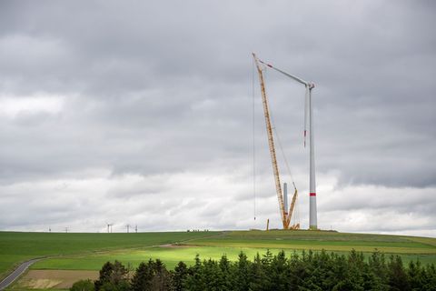 Neue Anlagen haben in der Regel eine deutlich größere Leistung als ältere Windräder. (Archivbild) Foto: Harald Tittel/dpa