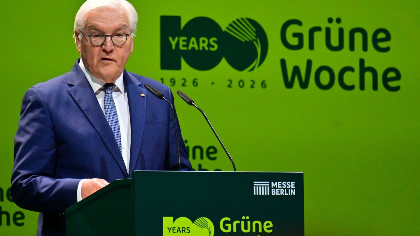 Bundespräsident Frank-Walter Steinmeier sprach bei der Eröffnungsfeier der 90. Ausgabe der Internationalen Grünen Woche. (Archiv