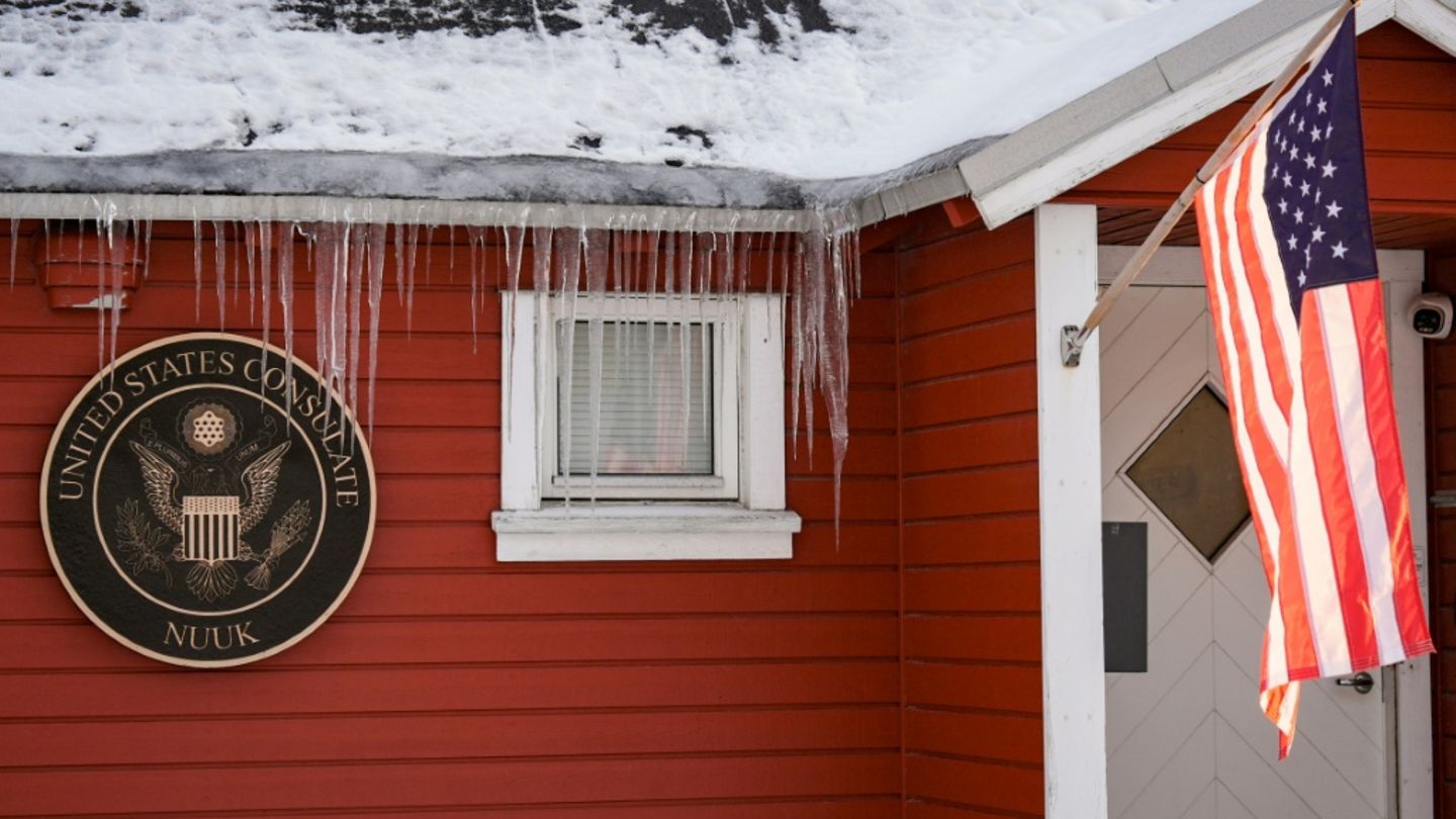 Das US-Konsulat in Nuuk auf Grönland