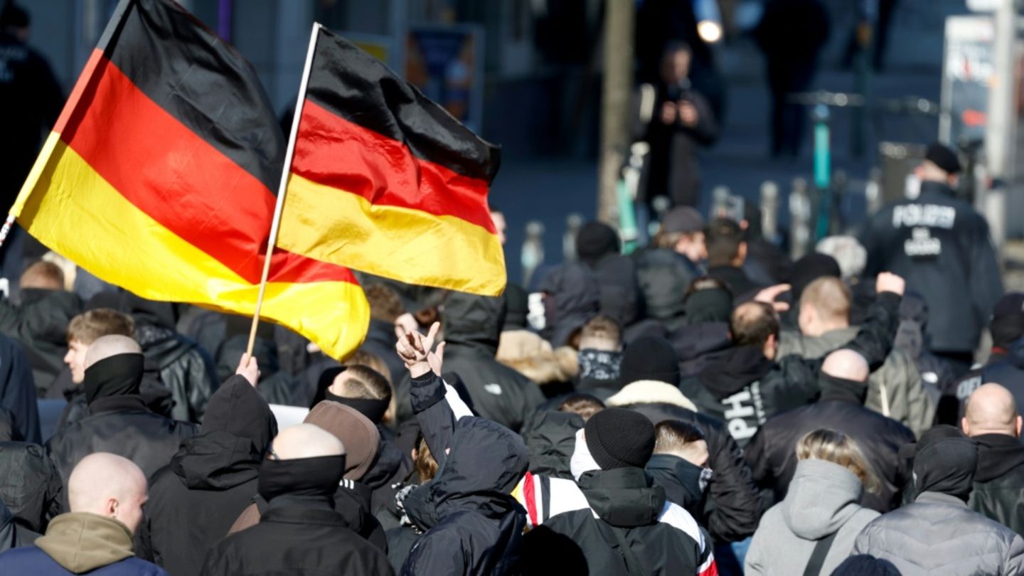 Rechtsextreme Demonstration 2025 in Berlin