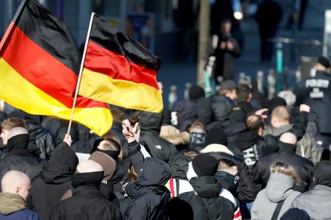 Rechtsextreme Demonstration 2025 in Berlin