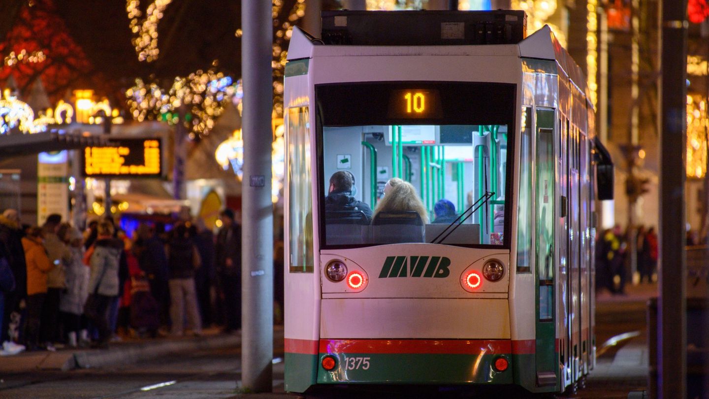 Verdi hat zu einem Warnstreik bei den Magdeburger Verkehrsbetrieben (MVB) aufgerufen. (Archivbild) Foto: Klaus-Dietmar Gabbert/d