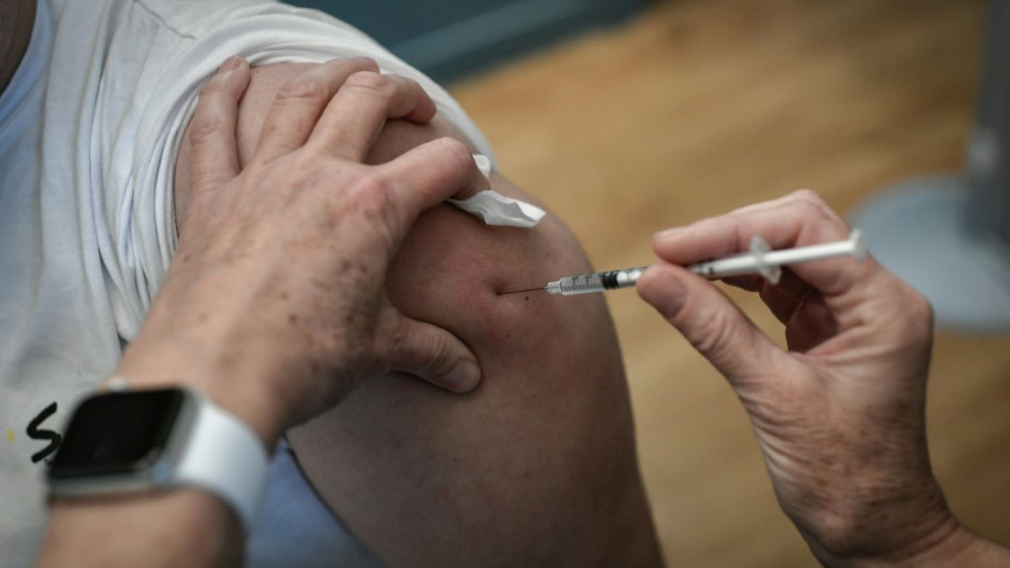 Patient bei einer Impfung