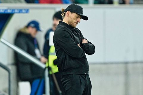 "Man hat gesehen, dass ich verärgert war." Gladbach-Trainer Eugen Polanski während der 1:5-Niederlage in Hoffenheim. Foto: Uwe A