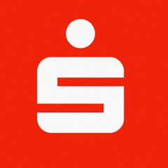 Ein animiertes Logo der Sparkasse