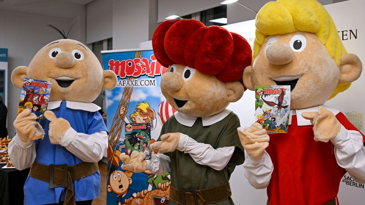 Erleben seit 50 Jahren Abenteuer als Comic-Helden: die Abrafaxe. Nun verschlägt es sie ins Erzgebirge. (Archivbild) Foto: Jens K