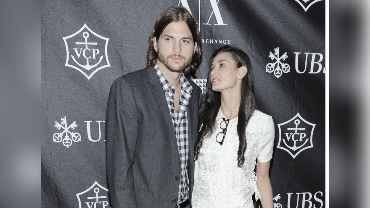 Ashton Kutcher und Demi Moore im Jahr 2011.