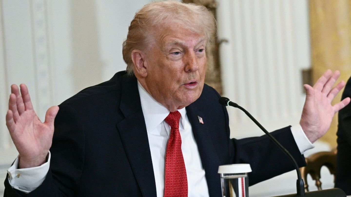 Trump am Freitag bei einem Treffen im Weißen Haus