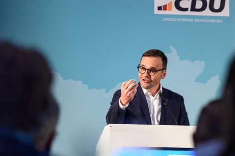 Die Brandenburger CDU unter Landeschef Jan Redmann hat Koalitionsverhandlungen mit der SPD beschlossen (Archivbild). Foto: Patri