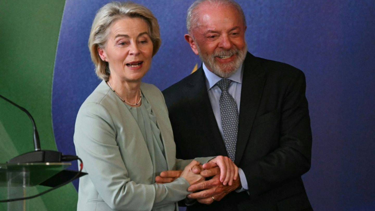 Von der Leyen und Lula in Rio de Janeiro