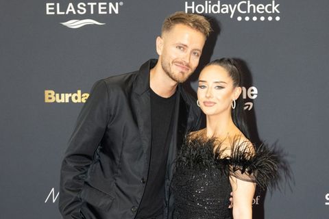 Julian Claßen und seine Freundin Palina: Bei diesem Event war ihre Welt noch in Ordnung.
