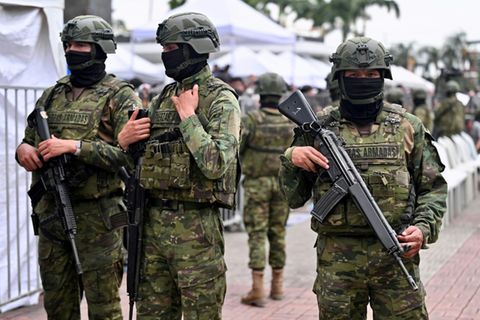 Soldaten in Guayaquil