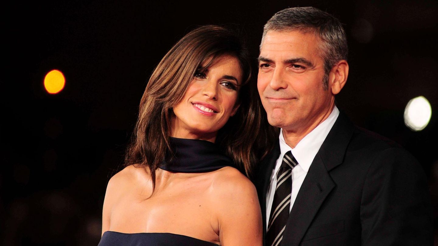 George Clooney und Elisabetta Canalis