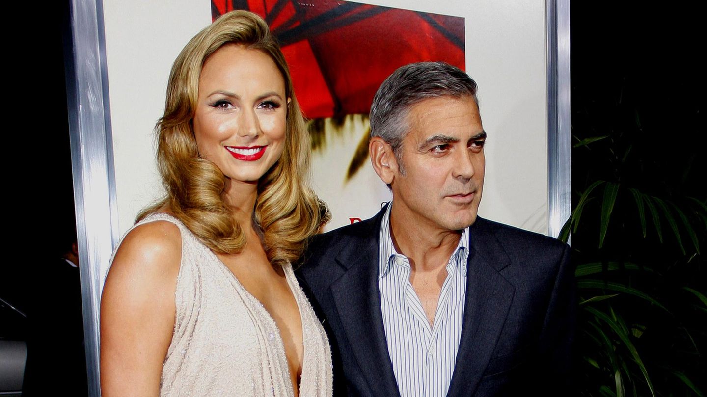 George Clooney und Stacy Keibler