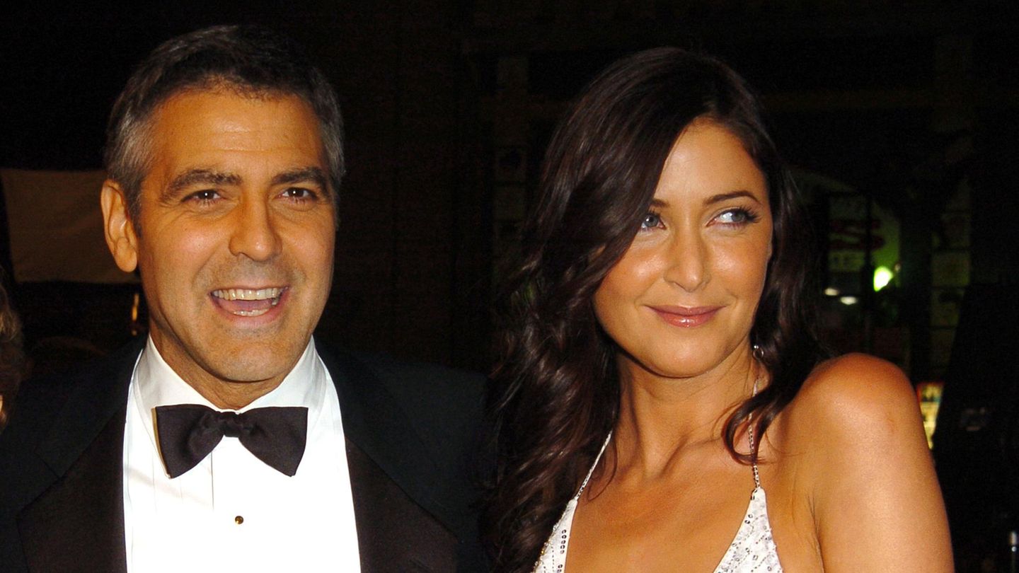 George Clooney und Lisa Snowdon