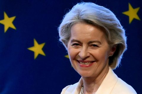 Von der Leyen bei der Zeremonie in Asuncion