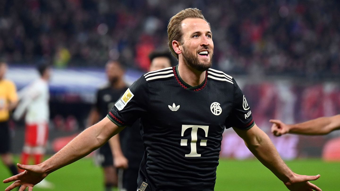 Zur Stelle, wenn es wichtig ist: Bayern-Torjäger Harry Kane. Foto: David Hammersen/dpa