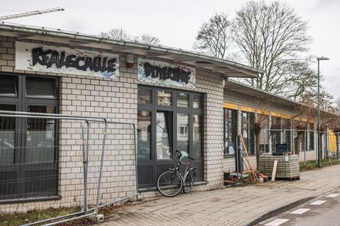Der Unterricht fand bisher in Containern statt. Foto: Oliver Berg/dpa