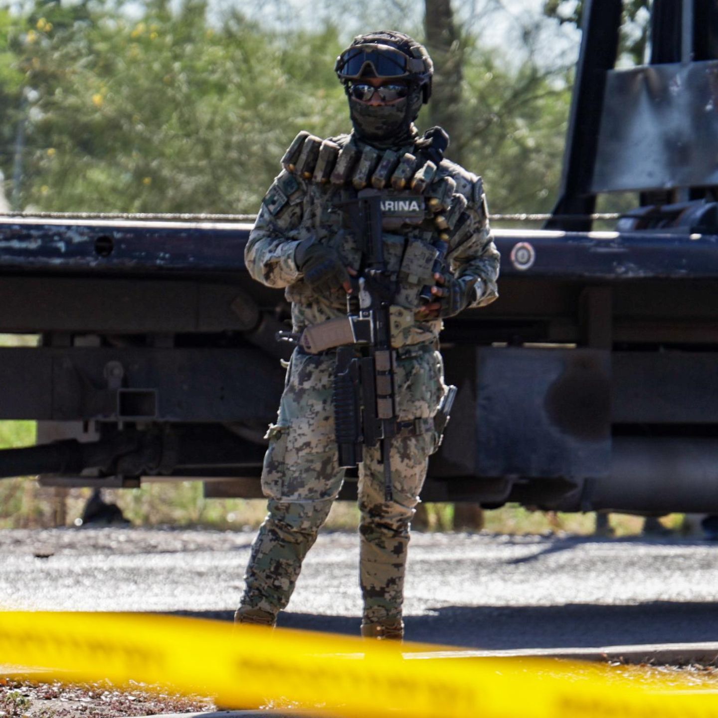 Mexikanische Soldaten und Polizisten nahmen den US-Bürger im Bundesstaat Hidalgo fest (Symbolbild)
