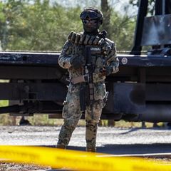 Mexikanische Soldaten und Polizisten nahmen den US-Bürger im Bundesstaat Hidalgo fest (Symbolbild)