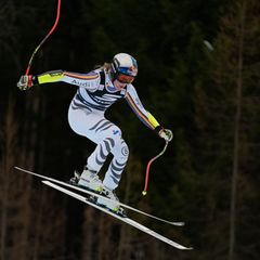 Vierter Sieg der Karriere, zweiter der Saison: Emma Aicher ist obenauf. Foto: Giovanni Auletta/AP/dpa