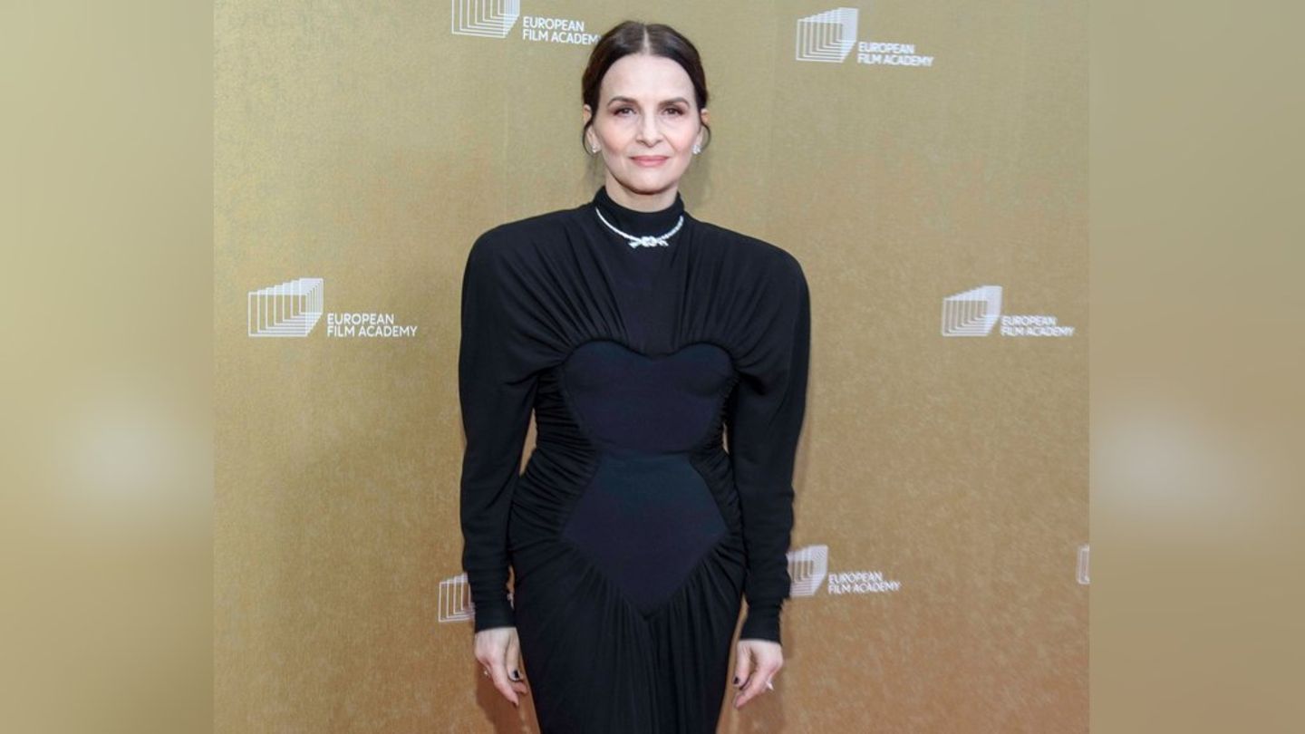 Juliette Binoche hielt beim Europäischen Filmpreis eine Laudatio.