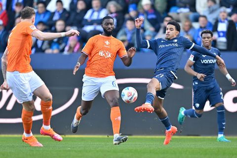 Bochum und Darmstadt lieferten sich eine torreiche Partie. Foto: Ulrich Hufnagel/dpa