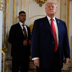 Baut Trump an einer Alternative zur UN? (Archivbild) Foto: Julia Demaree Nikhinson/AP/dpa