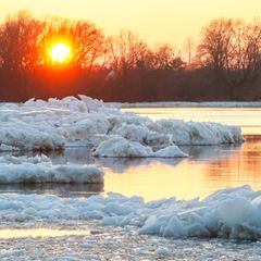Eisbrecher auf Elbe locken zahlreiche Schaulustige an