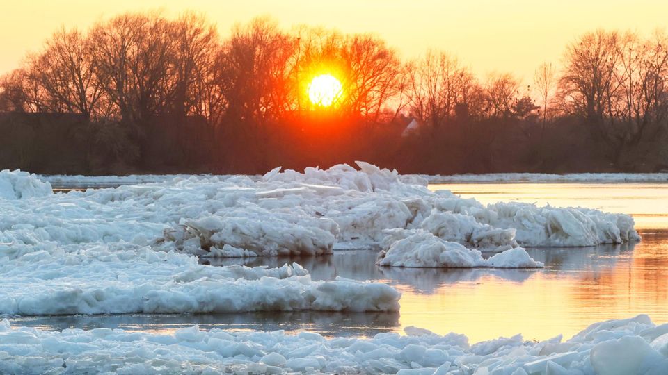 Eisbrecher auf Elbe locken zahlreiche Schaulustige an