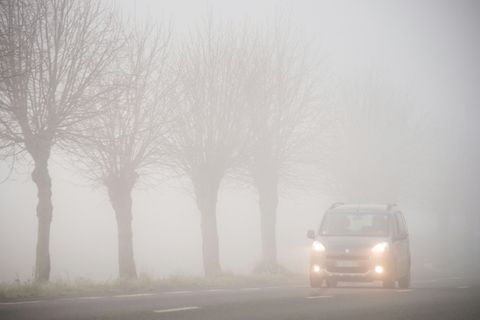 Auto in Nebel