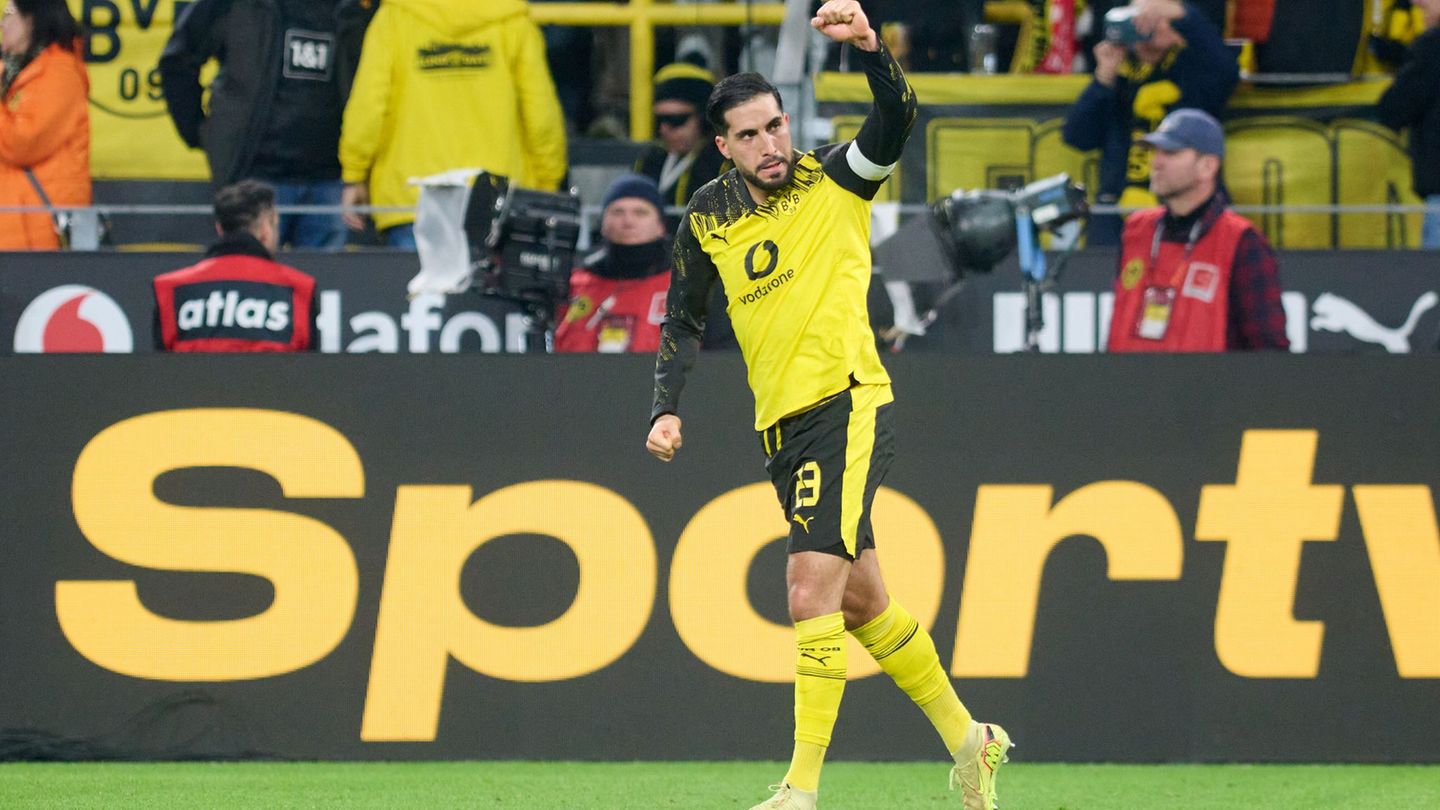 Kapitän Emre Can bescherte dem BVB gegen St.Pauli den späten Sieg. Foto: Bernd Thissen/dpa