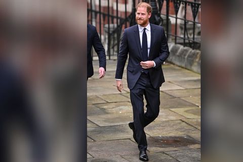 Prinz Harry am Montag vor dem Londoner High Court.