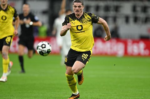 Der BVB muss in London auf Marcel Sabitzer verzichten. (Archivbild) Foto: Arne Dedert/dpa