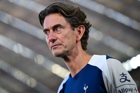 Tottenham-Coach Thomas Frank hat es derzeit nicht leicht. (Archivbild) Foto: Sven Hoppe/dpa