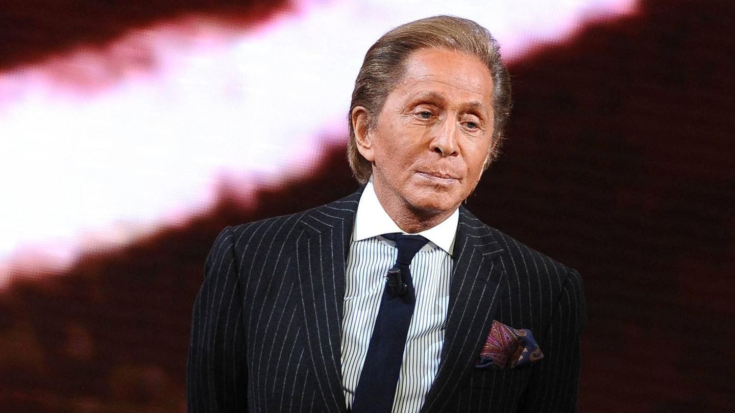 Der Modedesigner Valentino Garavani im Jahr 2009