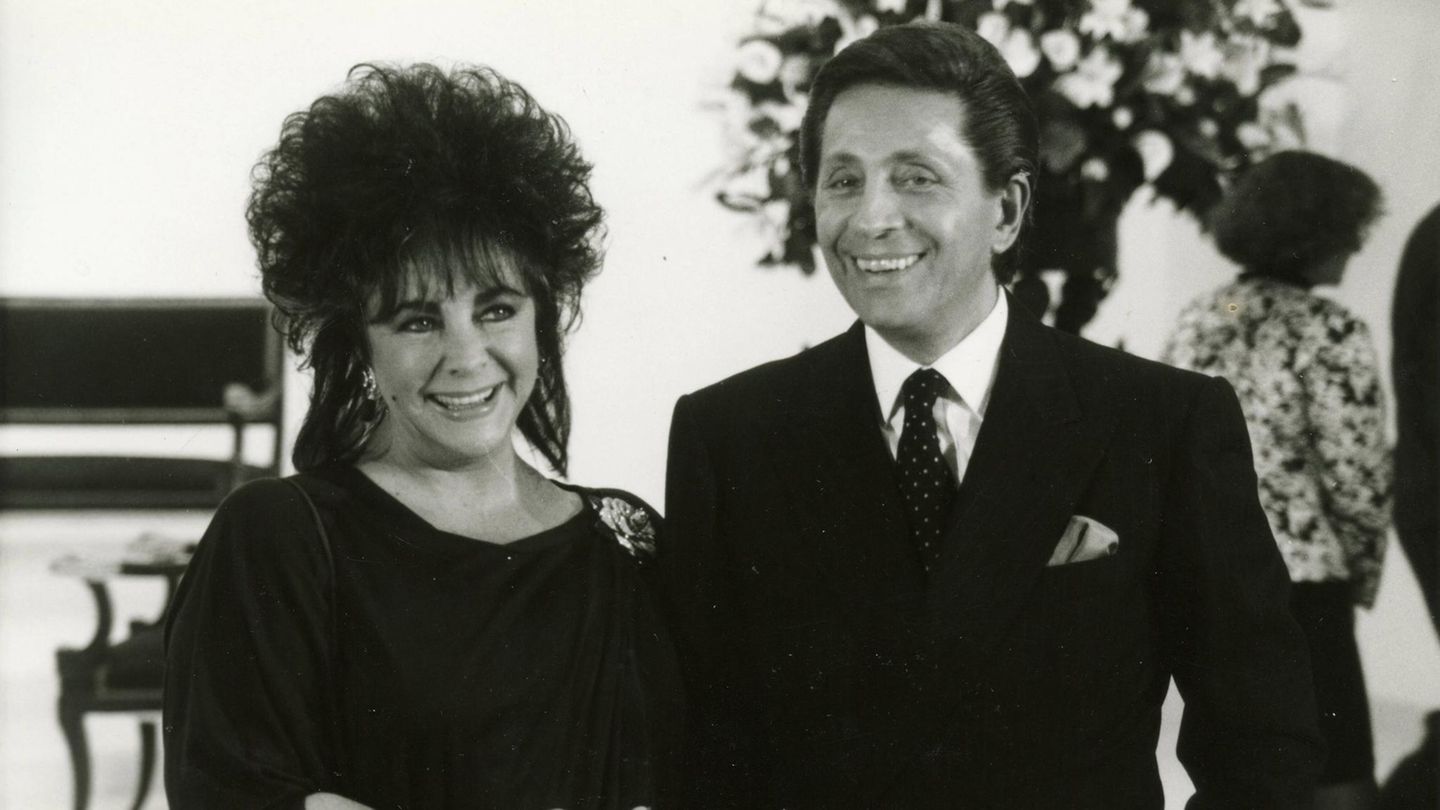 Valentino Garavani und Liz Taylor, 1980
