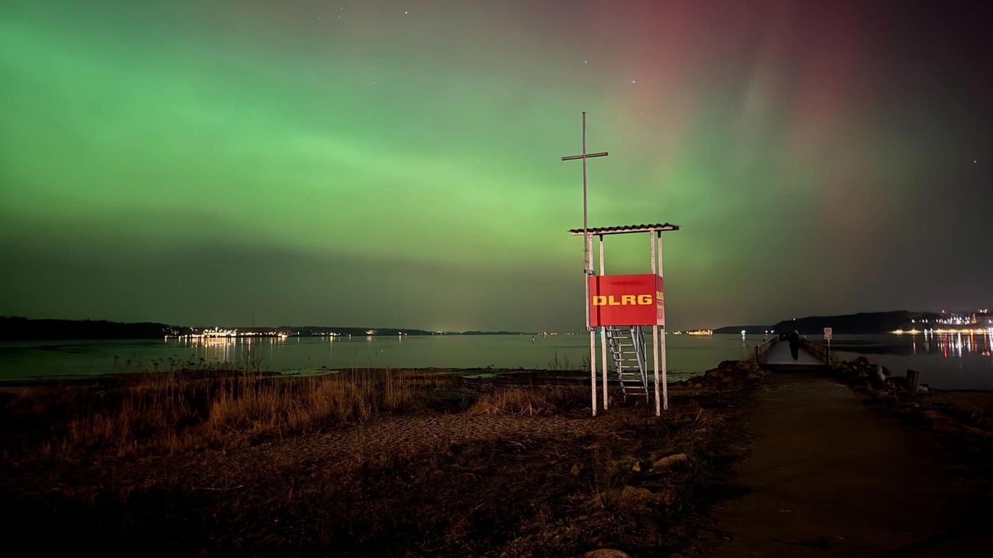 Polarlichter Deutschland Flensburg Schleswig-Holstein